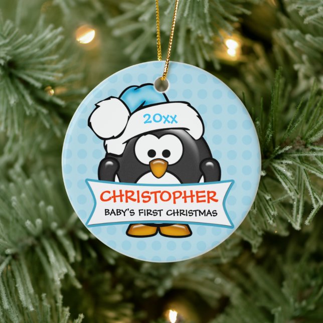 Baby's First Christmas Pinguin Ornament (Baum)