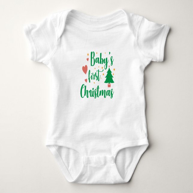 Baby's First Christmas T - Shirt (Vorderseite)