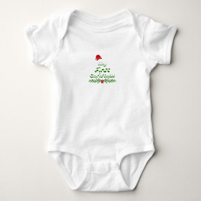 Baby's First Christmas T - Shirt (Vorderseite)