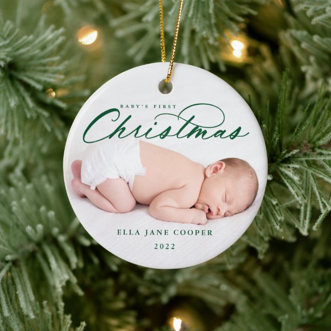 Baby's First Christmas Tree Ornament (Baum)