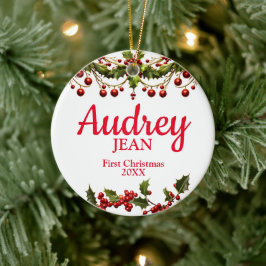 Baby's First Christmas Tree Ornament