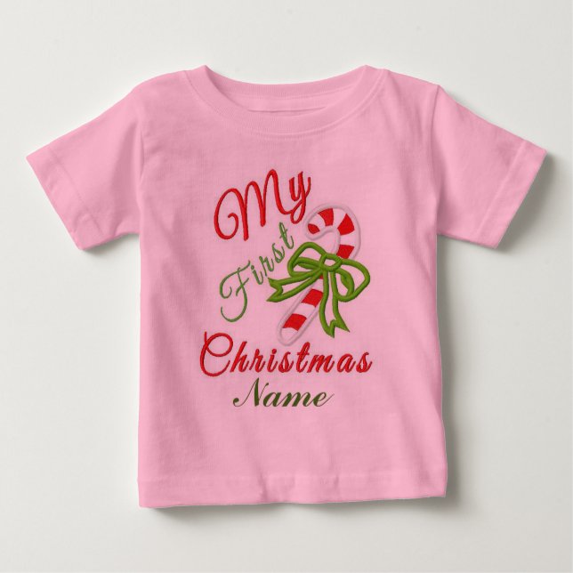 "Baby's First Christmas" TUTU BODYSUIT Baby T-shirt (Vorderseite)