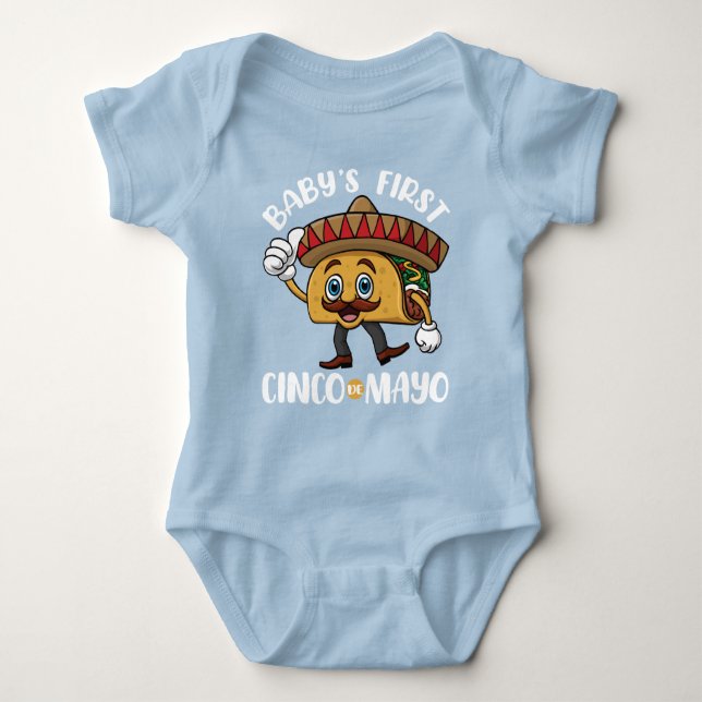 Baby's First Cinco de Mayo Baby Strampler (Vorderseite)