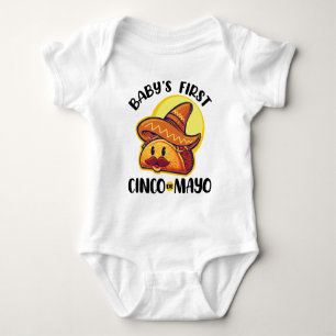 Baby's First Cinco de Mayo Baby Strampler