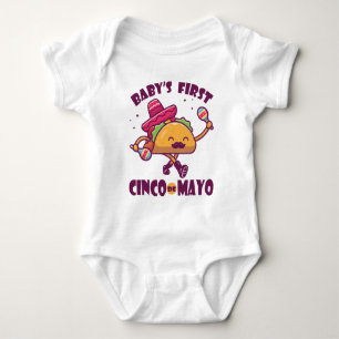 Baby's First Cinco de Mayo Baby Strampler