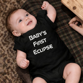Baby's First Eclipse Solar Eclipse 2026 Baby-Shirt Baby Strampler