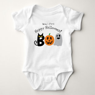 Baby's First Happy Halloween Bodysuit Baby Strampler