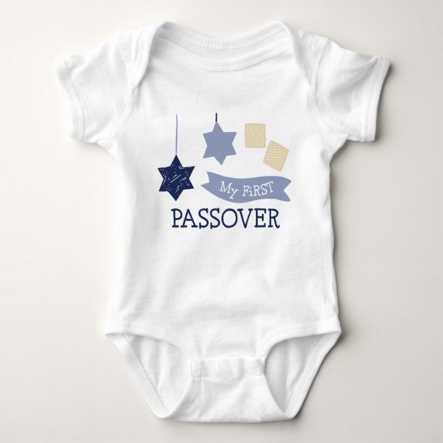Baby's First Pessach Bodysuit Baby Strampler (Vorderseite)