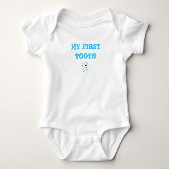 Baby's First Tooth Baby Strampler (Vorderseite)