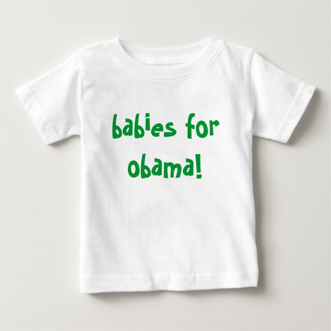 Babys für Obama! Baby T-shirt (Vorderseite)