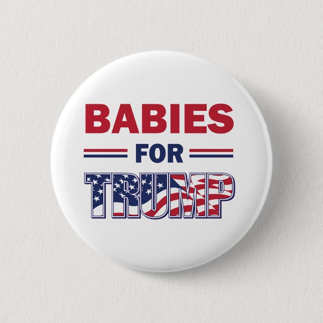 Babys für Trump Button (Vorderseite)