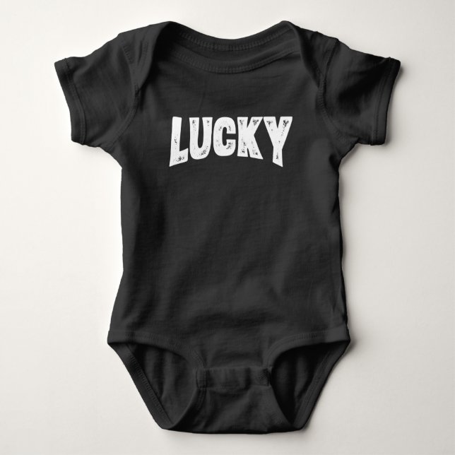 Baby's Lucky Jumper Baby Strampler (Vorderseite)