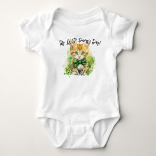 Baby's mein 1. St. Patrick's Day Säuglings-Body Baby Strampler