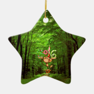 Babys: mein erstes neues Jahr - Keramikornament