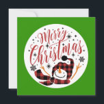 Baby's Merry Snowman First Christmas Einzigartiges Feiertagskarte<br><div class="desc">Erleben Sie das Wunder der ersten festlichen Jahreszeit Ihres Kleinen mit unserem bezaubernden "Baby's First Christmas t". Jedes Ornament ist so konzipiert, dass es diese wertvollen Momente erleben kann, und zeigt auf der einen Seite eine herzliche künstlerische Wiedergabe der Winterfreuden und auf der anderen Seite einen Platz für das Foto...</div>