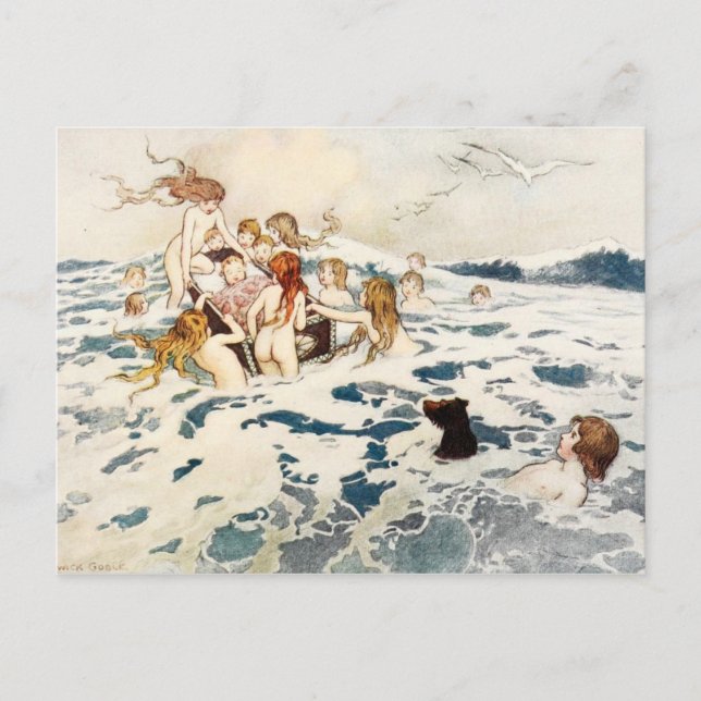 Babys mit Baby Postkarte (Vorderseite)