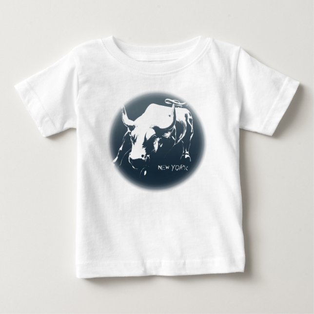 Baby's New York Shirt NYC Baby Bull Souvenir Shirt (Vorderseite)