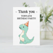 Baby's Niedlich Cartoon Baby Dinosaur Geburtstagsp