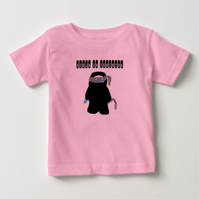 Baby's Ninja-in-Training T - Shirt (Vorderseite)