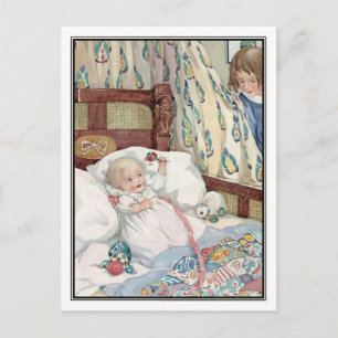 Baby's Playmate von Anne Anderson Postkarte