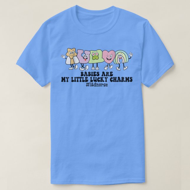 Babys sind mein kleiner Glücksbringer St Patricks  T-Shirt (Design vorne)