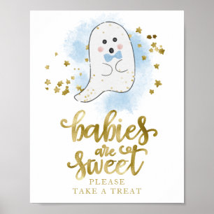 Babys sind süß Bitte nehmen Sie eine Leckerei Unte Poster