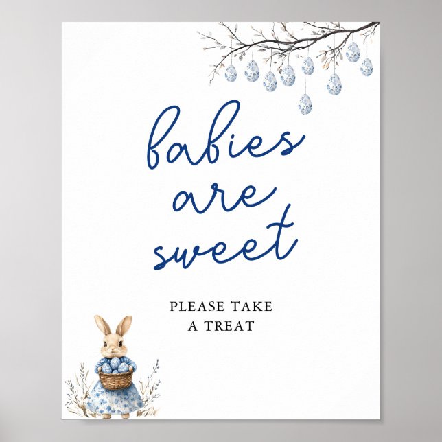 Babys sind süß Bitte nehmen Sie eine Leckerei Unte Poster (Vorne)