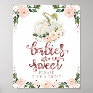 Babys sind süß, bitte nimm ein Geschenk Schild
