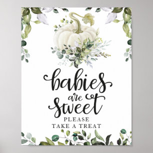 Babys sind süß, bitte nimm ein Geschenk Schild