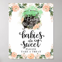 Babys sind süßes Halloween-Girl-Baby-Duschzeichen