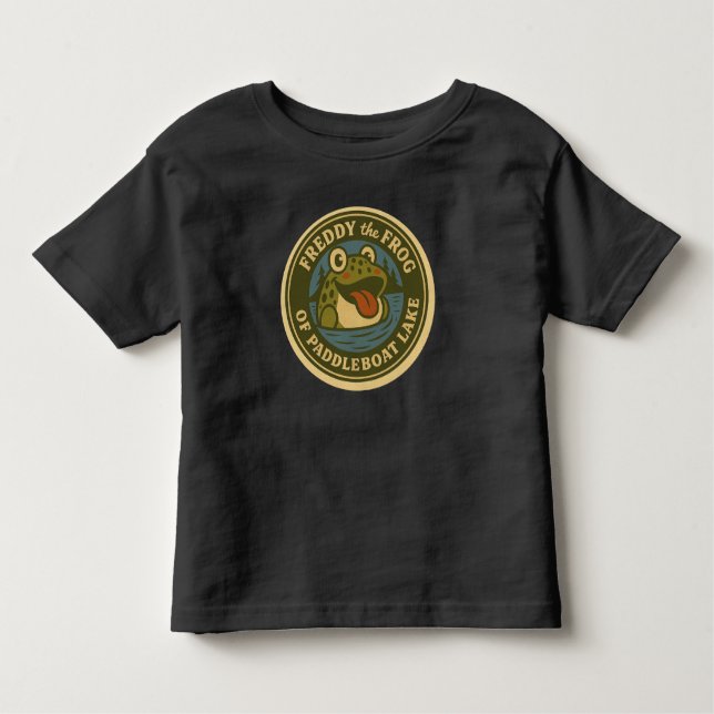 Baby's Tee Freddy Frog Tee of Paddleboat Lake (Vorderseite)