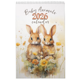 Babysäugetiere 2026 - Kalender