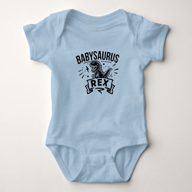 Babysaurus Rex Baby Strampler (Vorderseite)