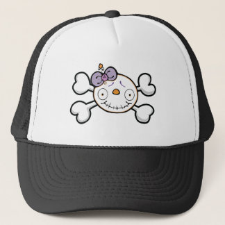 Babyschädel und Totenkopf Truckerkappe