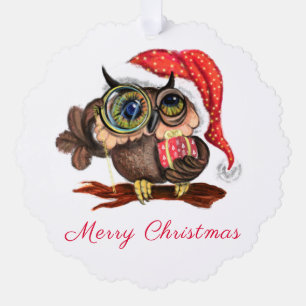 Babyschale mit Geschenkgutscheine Weihnachtsschmuc Ornament Karte