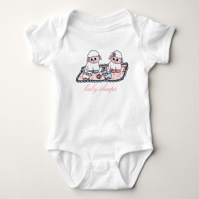 Babyschere Baby T-shirt (Vorderseite)