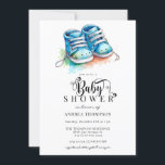 Babyschuhe | Blue Boy Baby Dusche Einladung<br><div class="desc">Babyschuhe | Blue Boy Baby Shower Einladungen.</div>