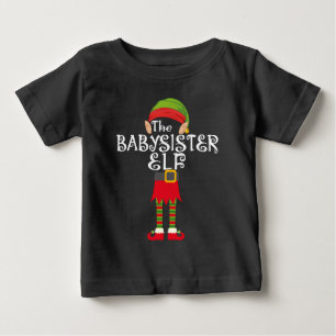 Babyschwesterfamilie passend Weihnachten Baby T-shirt