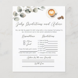 Babyshow mit Kaffeebohnen, Ratschläge für neue Elt