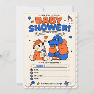 Babyshower-Einladung Einladung