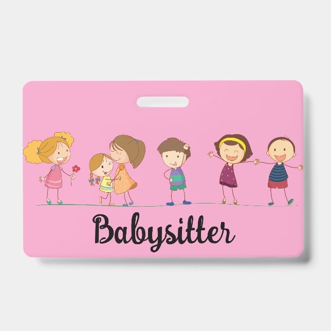 Babysitter Ausweis (Vorderseite)