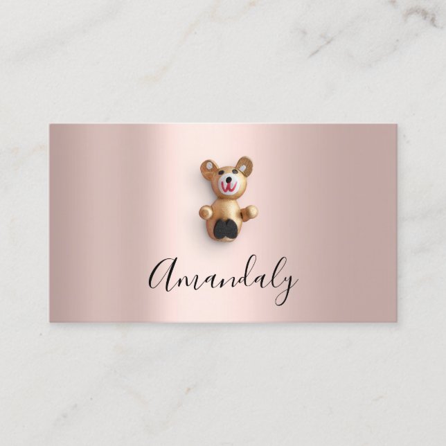 Babysitter Berufliches Kindertagesbierchen Visitenkarte (Vorderseite)