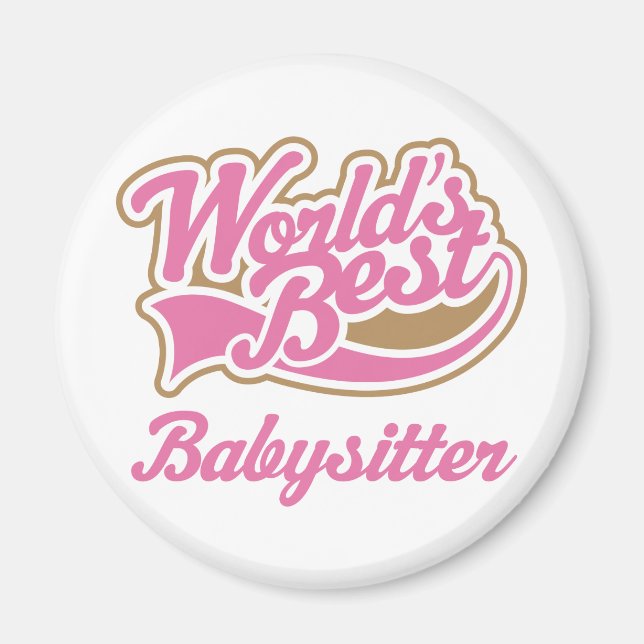 Babysitter-Geschenk Magnet (Vorne)