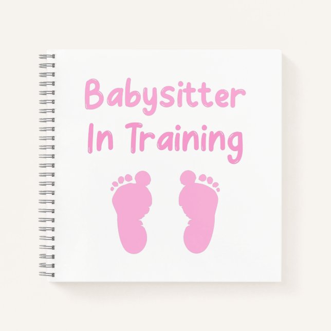 Babysitter in Ausbildung Notizbuch (Vorderseite)