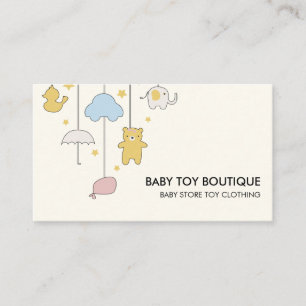 Babysitter Kinderbetreuung Spielzeug Boutique Visitenkarte