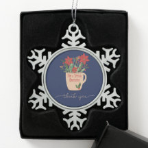 Babysitter Vielen Dank an Christmas Poinsettias