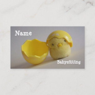 Babysitter-Visitenkarte Visitenkarte