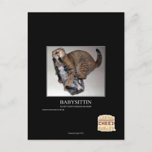 Babysittin Postkarte