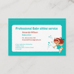 Babysitting-Service Visitenkarte