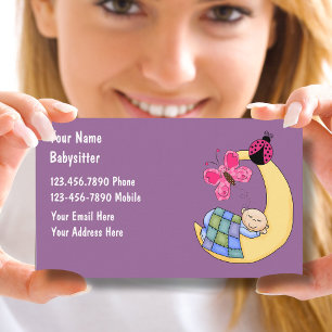 Babysitting Visitenkarten Visitenkarte